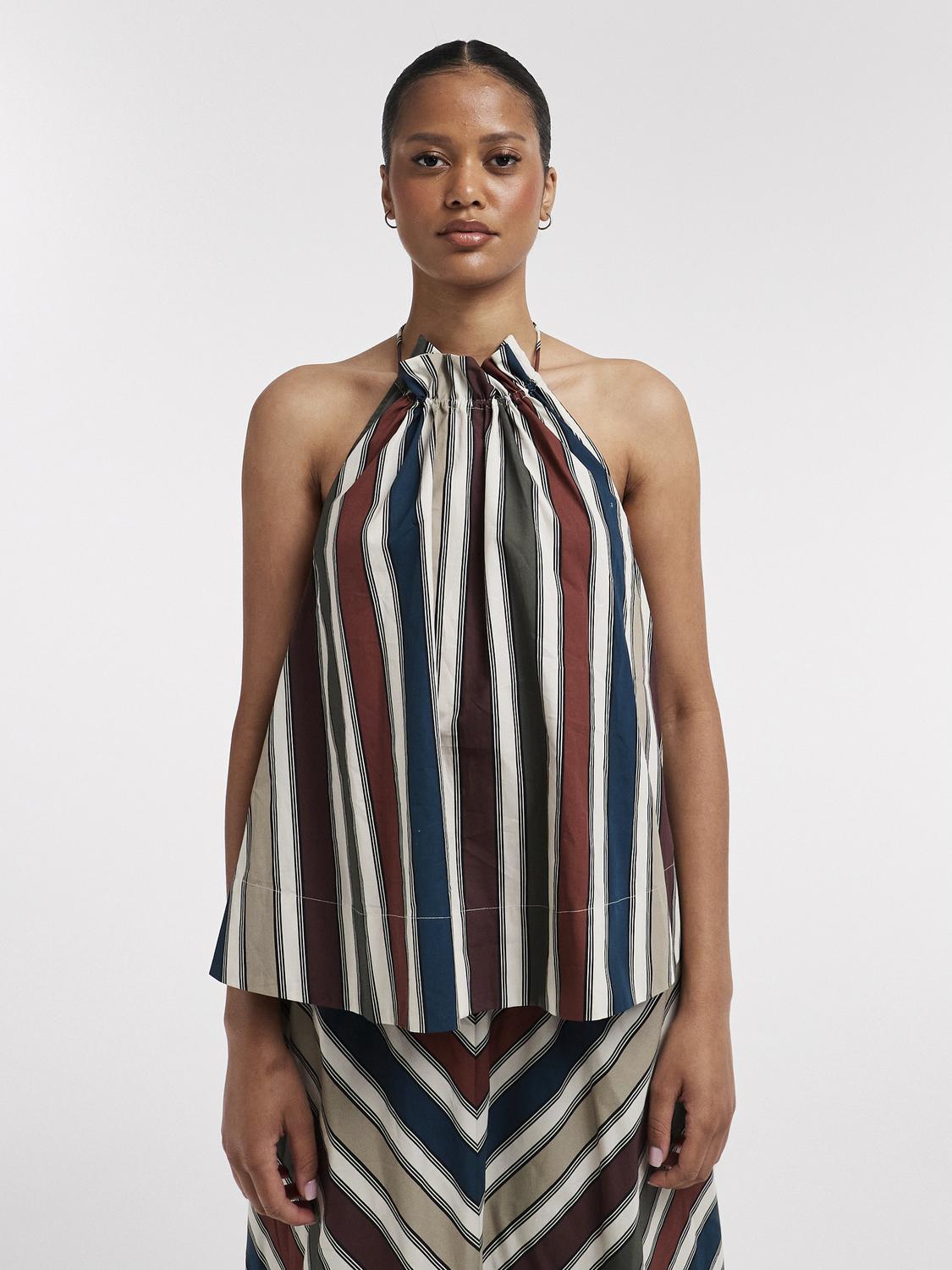 TSCAMI PRINTED HALTER TOP